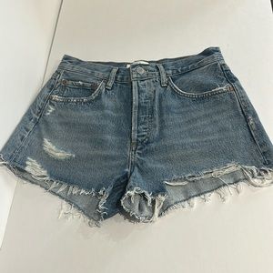 AGOLDE Parker Vintage Cut-Off Shorts Womens 25 New